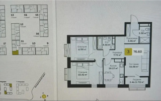 Продажа 3-комнатной квартиры, 76.6 м², ул. Туркестан, дом  115 - Продажа  трехкомнатных квартир в Алматы без посредников