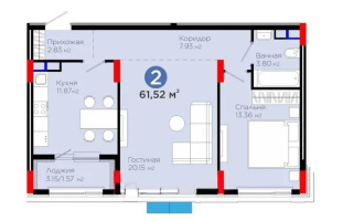 Продажа 2-комнатной квартиры, 61.52 м² - Недвижимость в Казахстане - страница 31