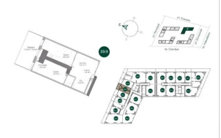 Продажа 1-комнатной квартиры, 39.9 м² - Продажа однокомнатных квартир в монолитно-каркасном доме в Казахстане