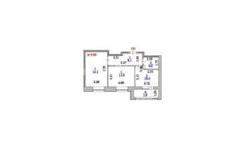 Продажа 2-комнатной квартиры, 55.6 м², ул. Калдаякова, дом  59 стр - Продажа  двухкомнатных квартир в новостройках Астаны