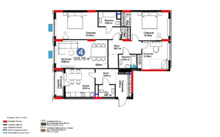 Продажа 4-комнатной квартиры, 120 м² - Продажа четырехкомнатных квартир в Астане