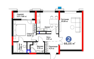 Продажа 2-комнатной квартиры, 67 м², ул. Мухамедханова, дом  6/1 стр - Продажа  двухкомнатных квартир в Астане