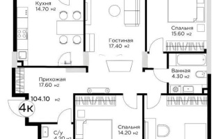 Продажа 4-комнатной квартиры, 104.1 м² - Продажа четырехкомнатных квартир в блочном доме в Астане