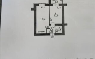 Продажа 1-комнатной квартиры, 43 м²
