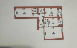 Продажа 3-комнатной квартиры, 86.4 м² - Продажа трехкомнатных квартир в кирпичном доме в Казахстане - страница 49