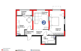 Продажа 2-комнатной квартиры, 56.56 м², ул. Тараз, дом  8/1 стр - Продажа квартир в Алматы без посредников