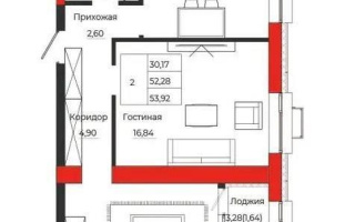 Продажа 2-комнатной квартиры, 54 м², ул. Айтматова, дом  21 стр - Продажа квартир в Казахстане