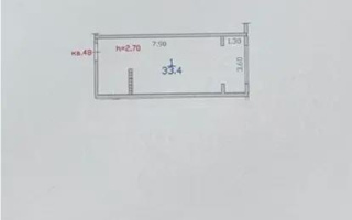 Продажа 1-комнатной квартиры, 33.4 м² - Продажа квартир в Алматы