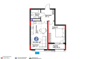 Продажа 2-комнатной квартиры, 51.3 м² - Продажа  двухкомнатных квартир в новостройках Астаны с фото - страница 3