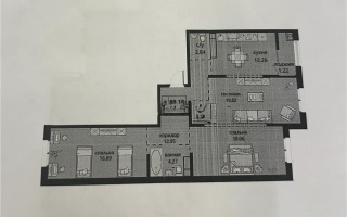 Продажа 3-комнатной квартиры, 90 м², ул. Халиуллина, дом  140/5 - Продажа  трехкомнатных квартир в новостройках Алматы без посредников с фото