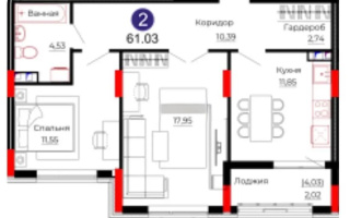 Продажа 2-комнатной квартиры, 61 м² - Продажа квартир в р-не Нура Астаны - страница 4