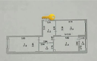 Продажа 3-комнатной квартиры, 68 м² - Продажа  трехкомнатных квартир в Астане без посредников