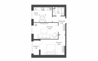 Продажа 2-комнатной квартиры, 56 м², ул. Култегин, дом  4 - Продажа квартир в Астане