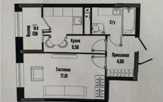 Продажа 1-комнатной квартиры, 38 м² - Продажа квартир в новостройках Астаны без посредников
