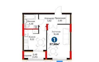 Продажа 1-комнатной квартиры, 37.98 м² - Продажа недвижимости в Астане - страница 25