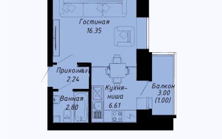 Продажа 1-комнатной квартиры, 29 м² - Продажа однокомнатных квартир от собственников в Астане - страница 41