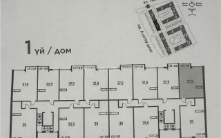 Продажа 1-комнатной квартиры, 37.9 м², пр. Алатау, дом  12а/1 - Продажа квартир в Алматы