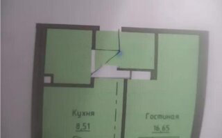 Продажа 1-комнатной квартиры, 35.24 м²