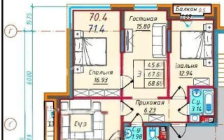 Продажа 3-комнатной квартиры, 71.4 м², ул. Байге, дом  12а/1 - Продажа квартир в Алматы без посредников