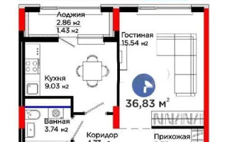 Продажа 1-комнатной квартиры, 36.83 м² - Недвижимость в Астане - страница 20