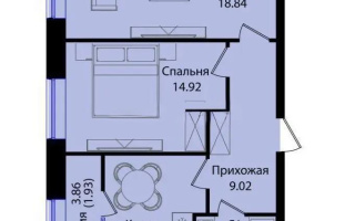 Продажа 2-комнатной квартиры, 59.39 м², ул. Е-15, дом  16 - Продажа  двухкомнатных квартир в новостройках Астаны