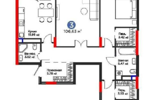 Продажа 3-комнатной квартиры, 106.63 м² - Продажа квартир в Астане - страница 22