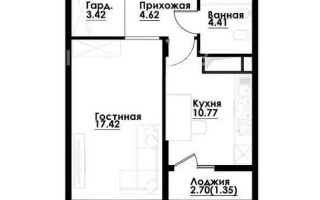 Продажа 1-комнатной квартиры, 42 м² - Продажа квартир от собственников в Алматы