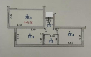 Продажа 2-комнатной квартиры, 62.1 м² - Аренда офисных и торговых помещений в Актобе