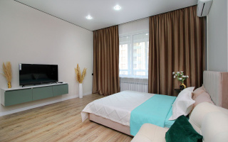 Аренда 1-комнатной квартиры посуточно, 55 м², Сейфуллина, дом  416, блок 3 - Аренда квартир посуточно в Алматы без посредников с фото