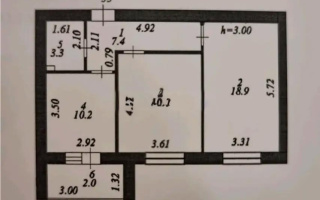 Продажа 2-комнатной квартиры, 57.4 м², ул. А-52, дом  6 - Продажа  двухкомнатных квартир в Астане с фото