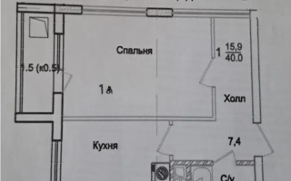 Продажа 1-комнатной квартиры, 40 м², пр. Богенбай батыра, дом  3б - Продажа  однокомнатных квартир в Астане без посредников