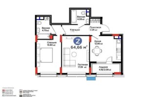Продажа 2-комнатной квартиры, 64.66 м² - Продажа недвижимости в Астане - страница 6