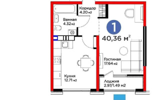 Продажа 1-комнатной квартиры, 40.36 м² - Продажа квартир в новостройках Алматы без посредников - страница 12