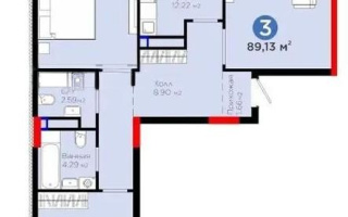 Продажа 3-комнатной квартиры, 89 м², пр. Туран, дом  57/6 - Продажа  трехкомнатных квартир в новостройках Астаны без посредников