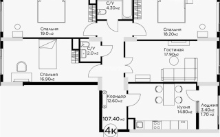 Продажа 4-комнатной квартиры, 107.4 м² - Продажа четырехкомнатных квартир от собственников в Казахстане