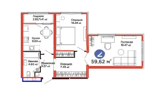 Продажа 2-комнатной квартиры, 60 м² - Продажа квартир в новостройках Астаны с фото - страница 34