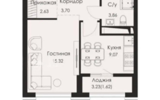 Продажа 1-комнатной квартиры, 36.12 м² - Продажа однокомнатных квартир в Медеуском р-не Алматы