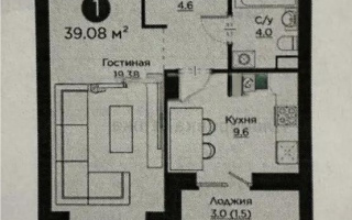 Продажа 1-комнатной квартиры, 39 м², ул. Айнакол, дом  64 - Продажа квартир в Астане с фото