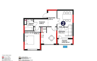 Продажа 2-комнатной квартиры, 63.4 м² - Продажа двухкомнатных квартир от собственников в Астане - страница 3