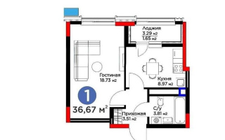 Продажа 1-комнатной квартиры, 36.67 м² - Продажа квартир в Астане - страница 46