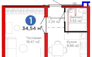 Продажа 1-комнатной квартиры, 35 м², пр. Улы Дала, дом  14 стр - Продажа квартир в Астане