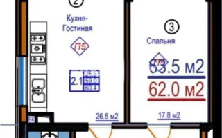 Продажа 2-комнатной квартиры, 63.5 м², пр. Рыскулова, дом  103/7 стр - Продажа  двухкомнатных, трехкомнатных квартир в Алматы