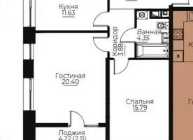 Продажа 2-комнатной квартиры, 66 м², ул. Навои, дом  30а/1 - Продажа  двухкомнатных квартир в новостройках Алматы