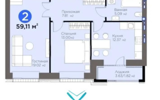 Продажа 2-комнатной квартиры, 59.1 м² - Продажа двухкомнатных квартир в Астане - страница 2