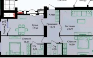 Продажа 3-комнатной квартиры, 95 м², ул. Е-15, дом  16 - Продажа квартир в Астане