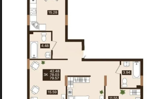 Продажа 3-комнатной квартиры, 80 м² - Продажа квартир в р-не Есиль Астаны - страница 17