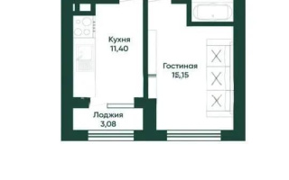 Продажа 1-комнатной квартиры, 38.72 м², ул. Калдаякова, дом  16 - Продажа квартир в Казахстане