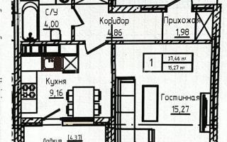 Продажа 1-комнатной квартиры, 37.46 м² - Продажа однокомнатных квартир в Астане - страница 30