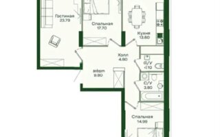 Продажа 3-комнатной квартиры, 91.5 м² - Продажа трехкомнатных квартир в Казахстане - страница 9