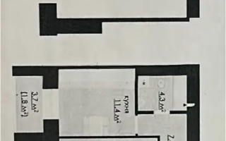 Продажа 1-комнатной квартиры, 44 м², ул. Карбышева, дом  4/3 - Продажа  однокомнатных квартир в новостройках Караганды